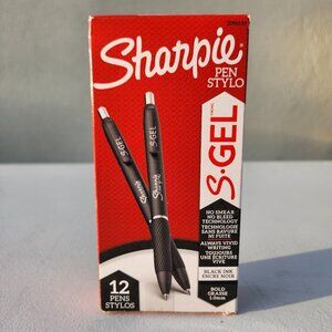 NEW 12 Pack Sharpie S-Gel Gel Pens Drawing Writing Ink Journaling Coloring Art S